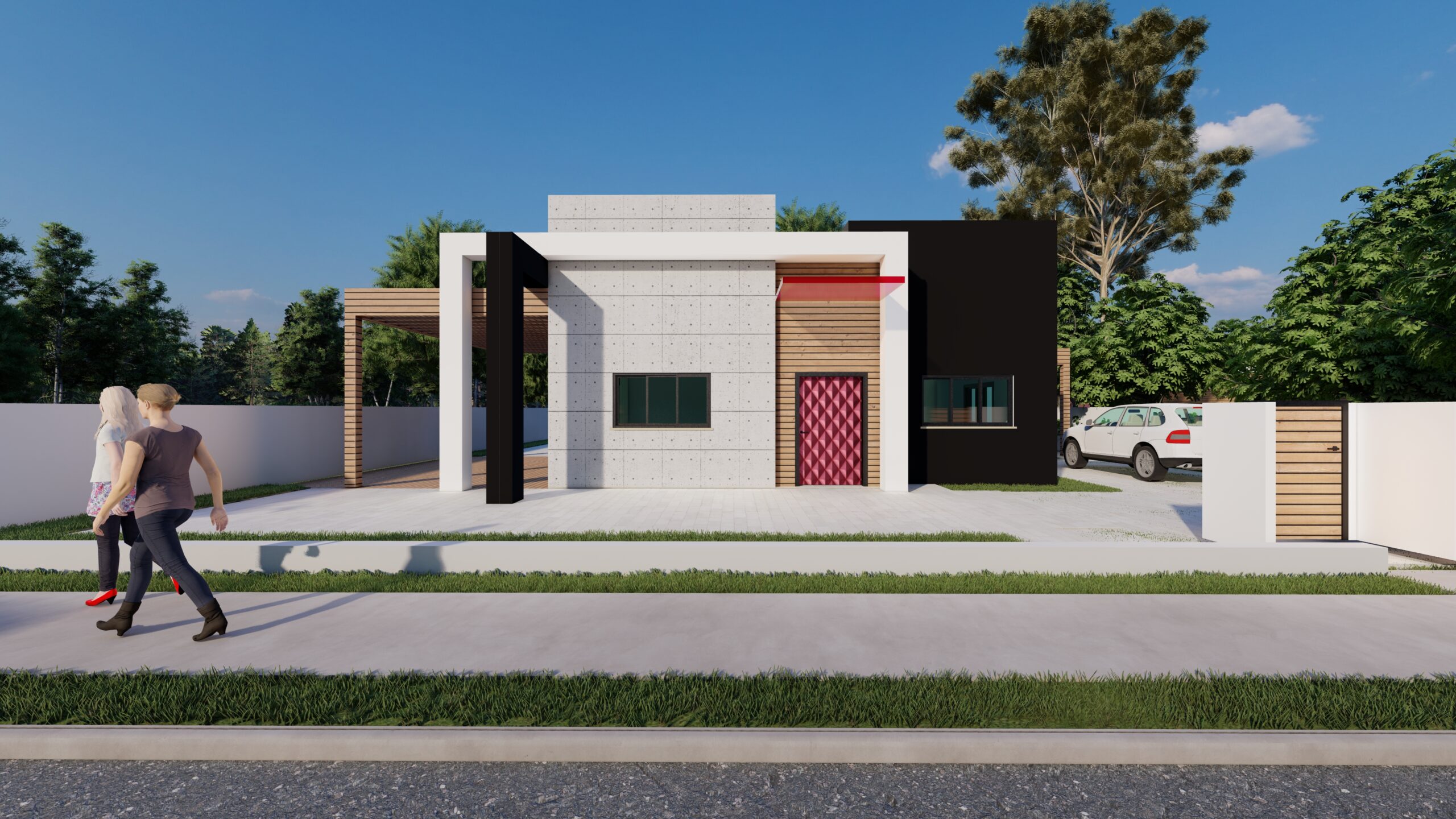 יניב יעקב אדריכלים – תכנון וילה באשקלון 1