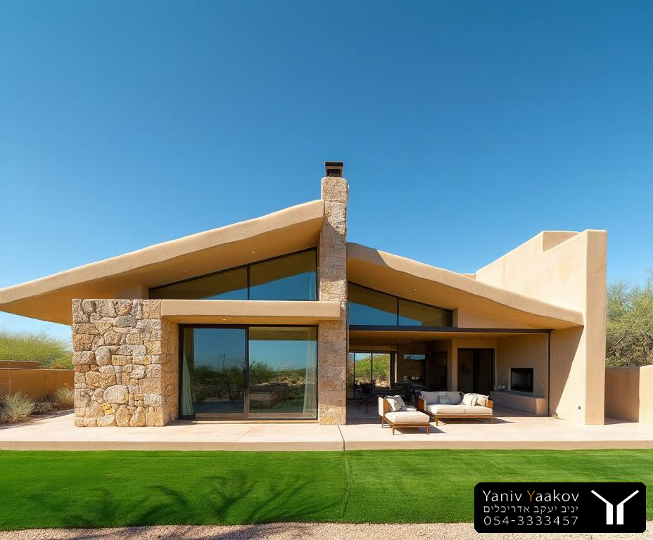יניב יעקב אדריכלים – וילה במושב בחוף אשקלון